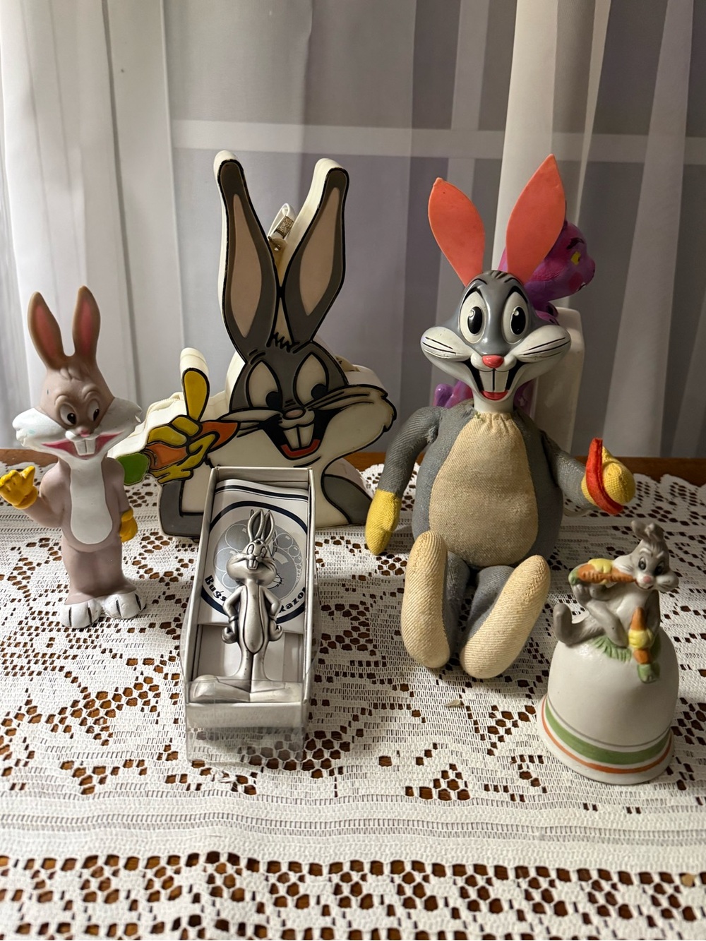 Vintage Bugs Bunny 5pc Collectible Bundle - 1970s Lot